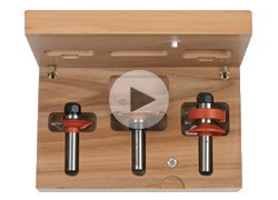 CMT 3-Delige meubelraamfreesset