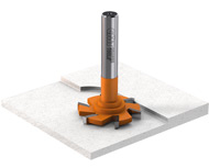 Bovenfrezen voor solid surface